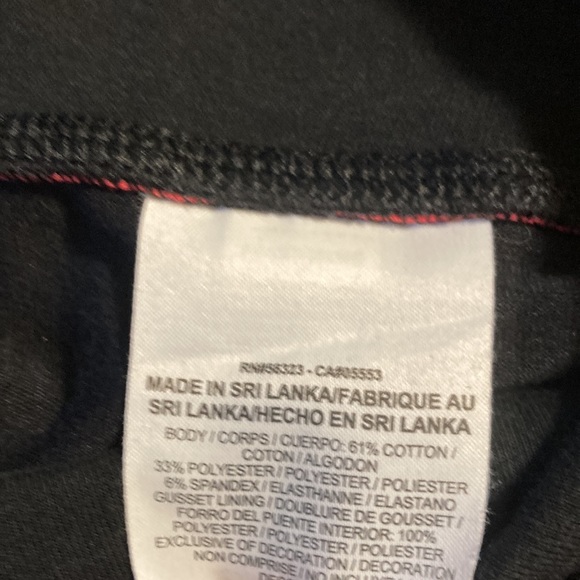 Nike Dri-Fit black with pink top workout joggers - Picture 4 of 4